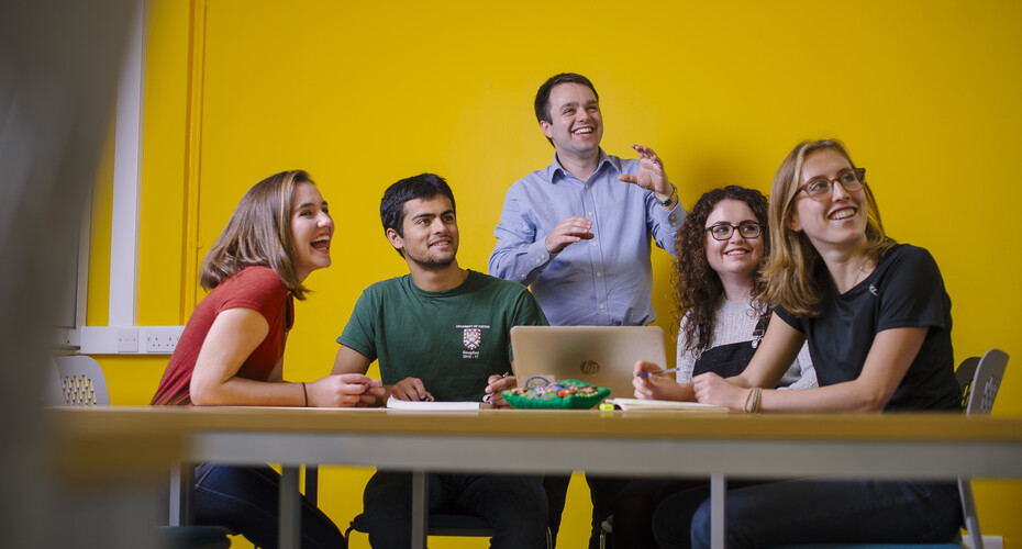 Students sitting at desk