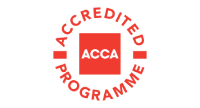 Acca accredited programme logo.