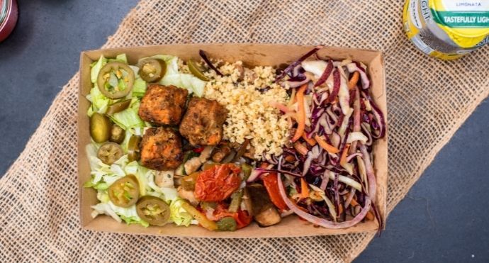 Carousel Comida Salad