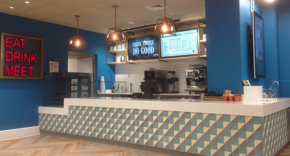 Cross Keys Cafe Counter