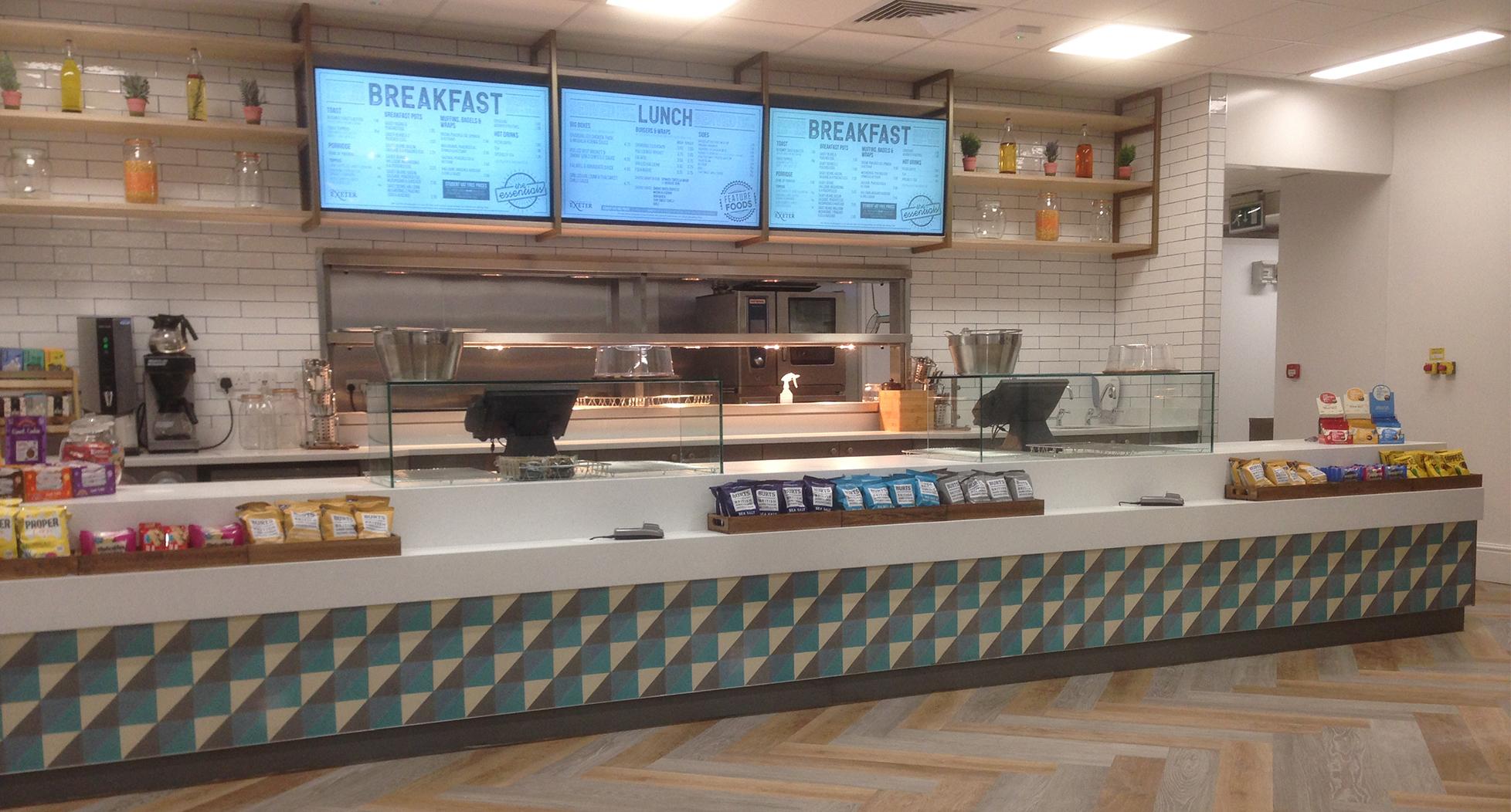 Cross Keys Kitchen Counter