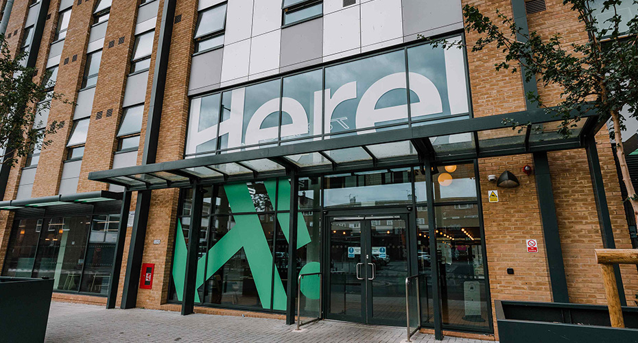 The front entrance to The Depot