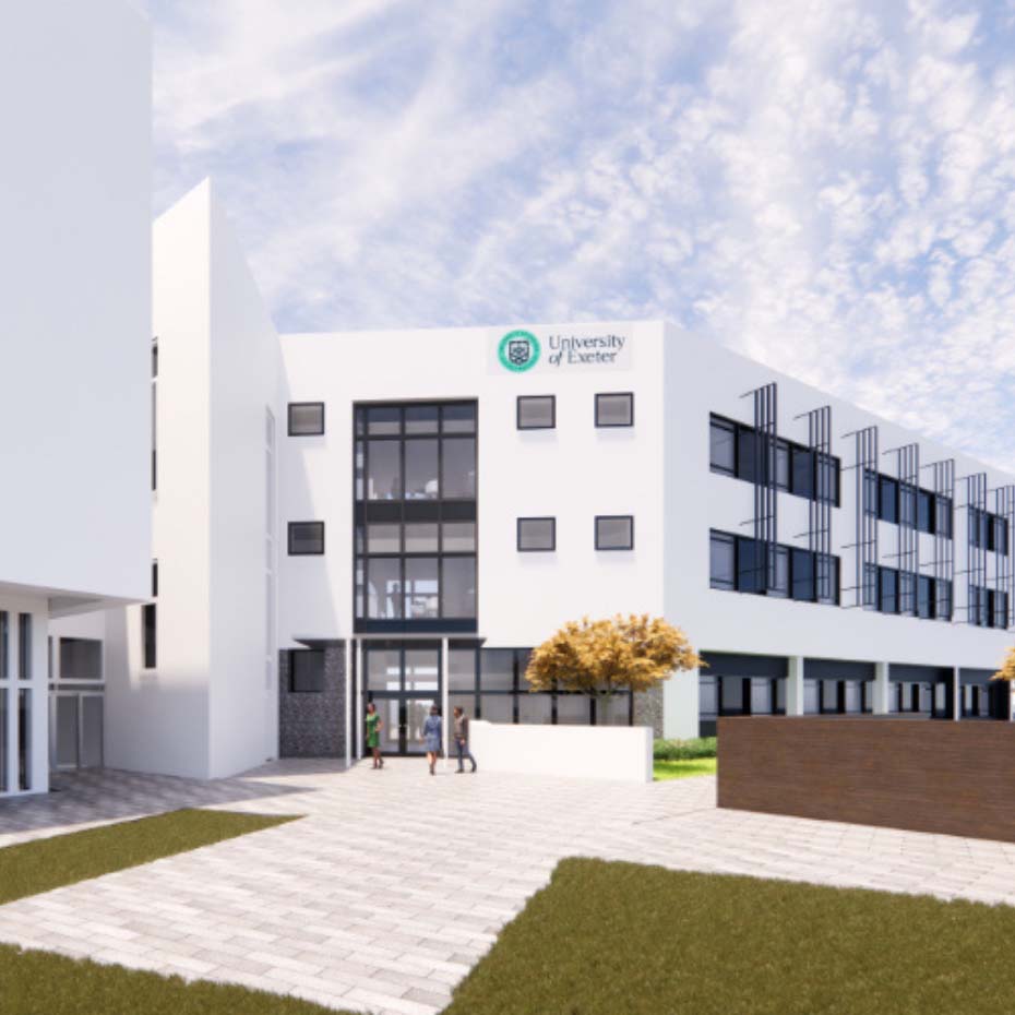 External knew of three-storey you office building