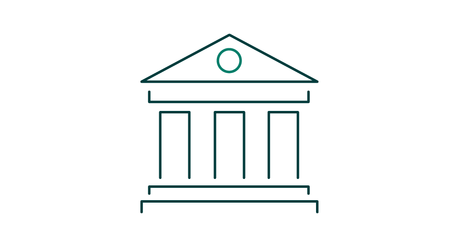 Ancient style building icon