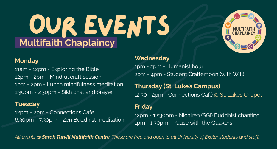 Chaplaincy events 25-26