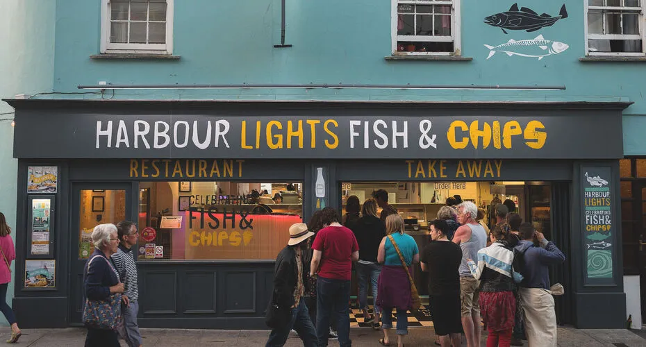 Harbour Lights Fish and Chips in Falmouth