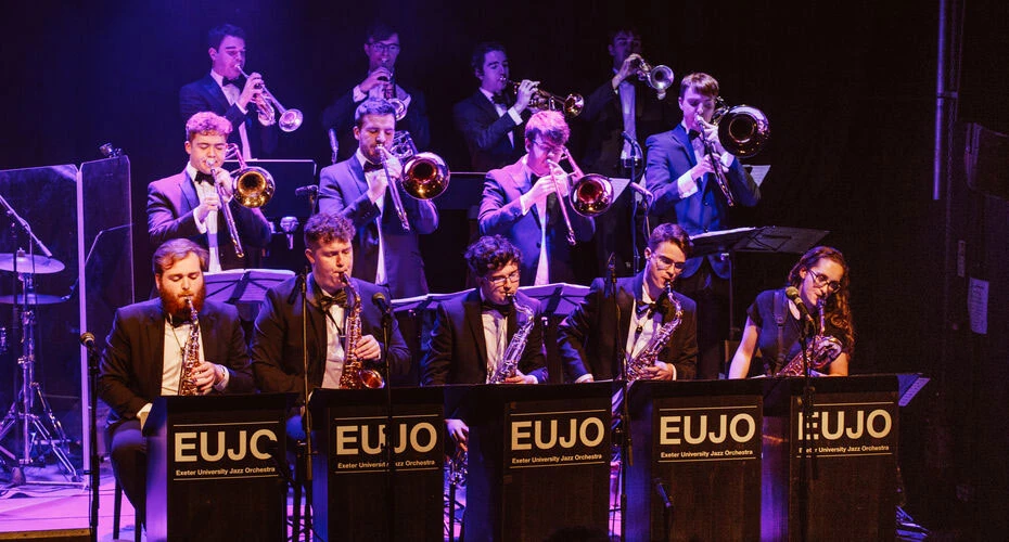 Performance by the EUJO (Jazz Orchestra) at the Exeter Phoenix