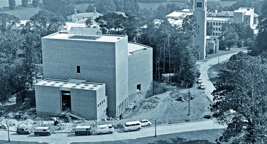 Northcott Theatre under construction in 1967