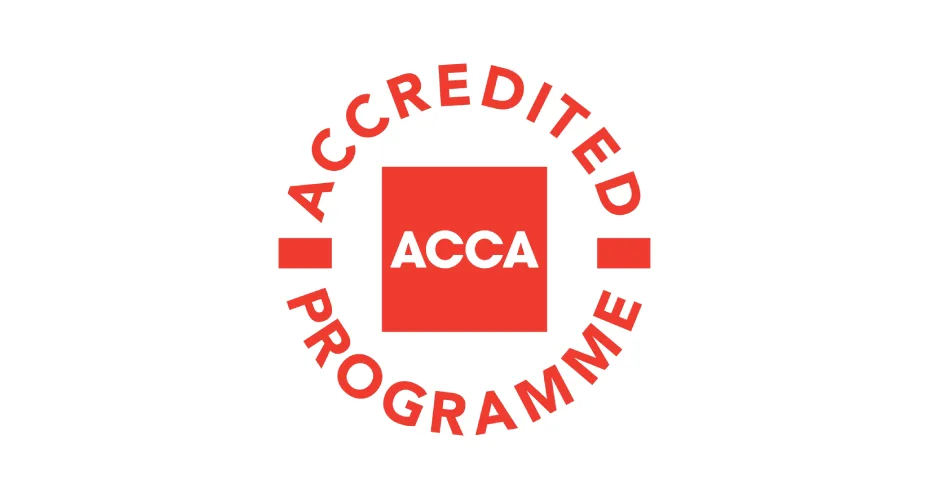 Acca accredited programme logo.