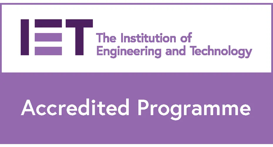 The institution of engineering and technology logo.