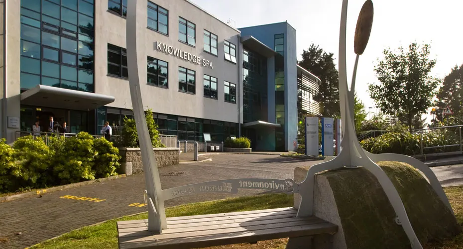 Outside view of Knowledge Spa building, Truro Campus Cornwall