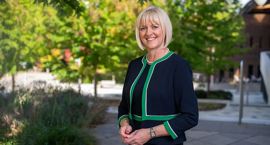 Photo of professor lisa roberts, vice chancellor university of exeter.