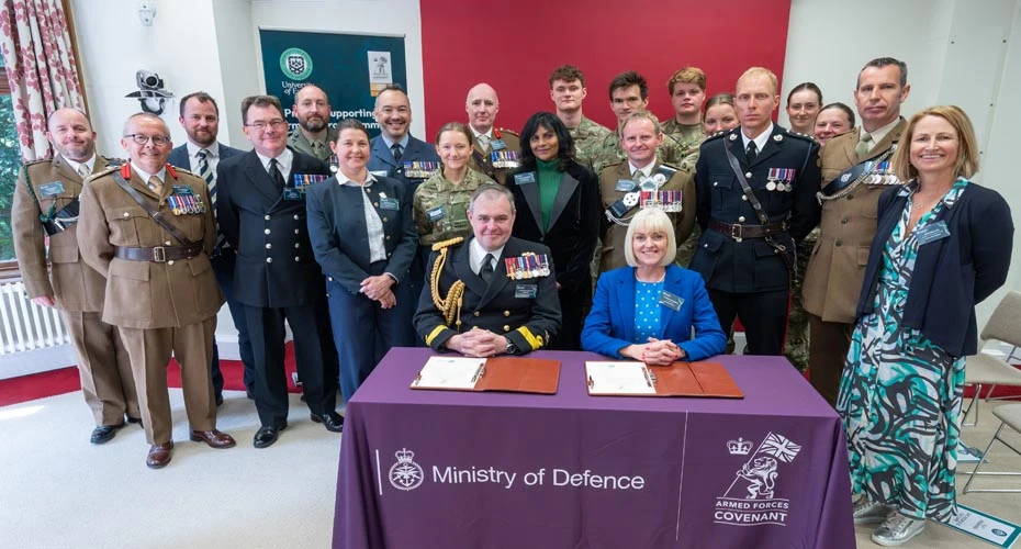 Armed Forces Covenant renewal signing